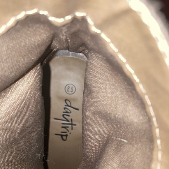 Daytrip Taupe Lace-Up Boots - Picture 4 of 5